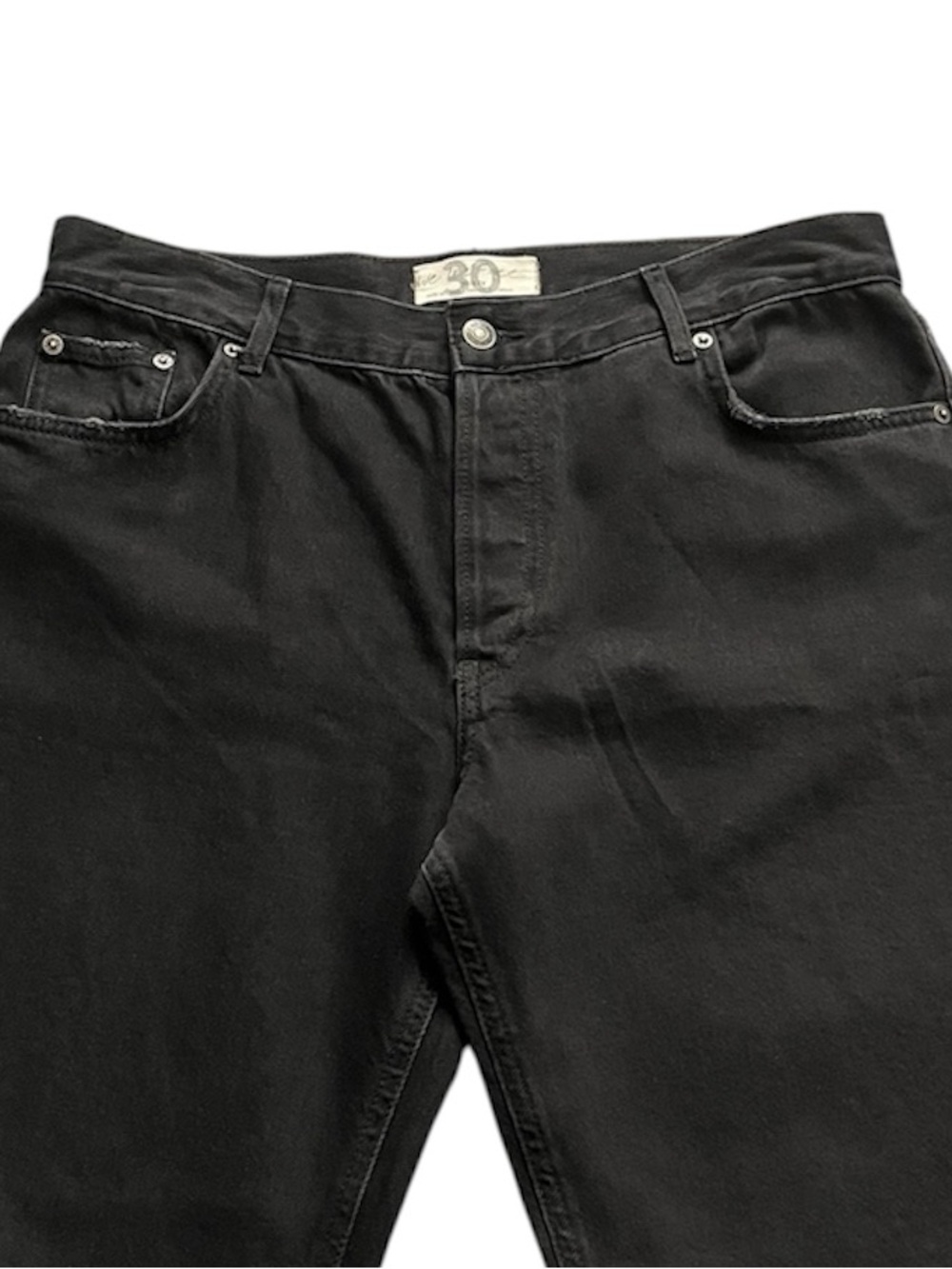 We The Free Maggie Mid-Rise Distressed Crop Jeans - Black - Picture 4 of 10